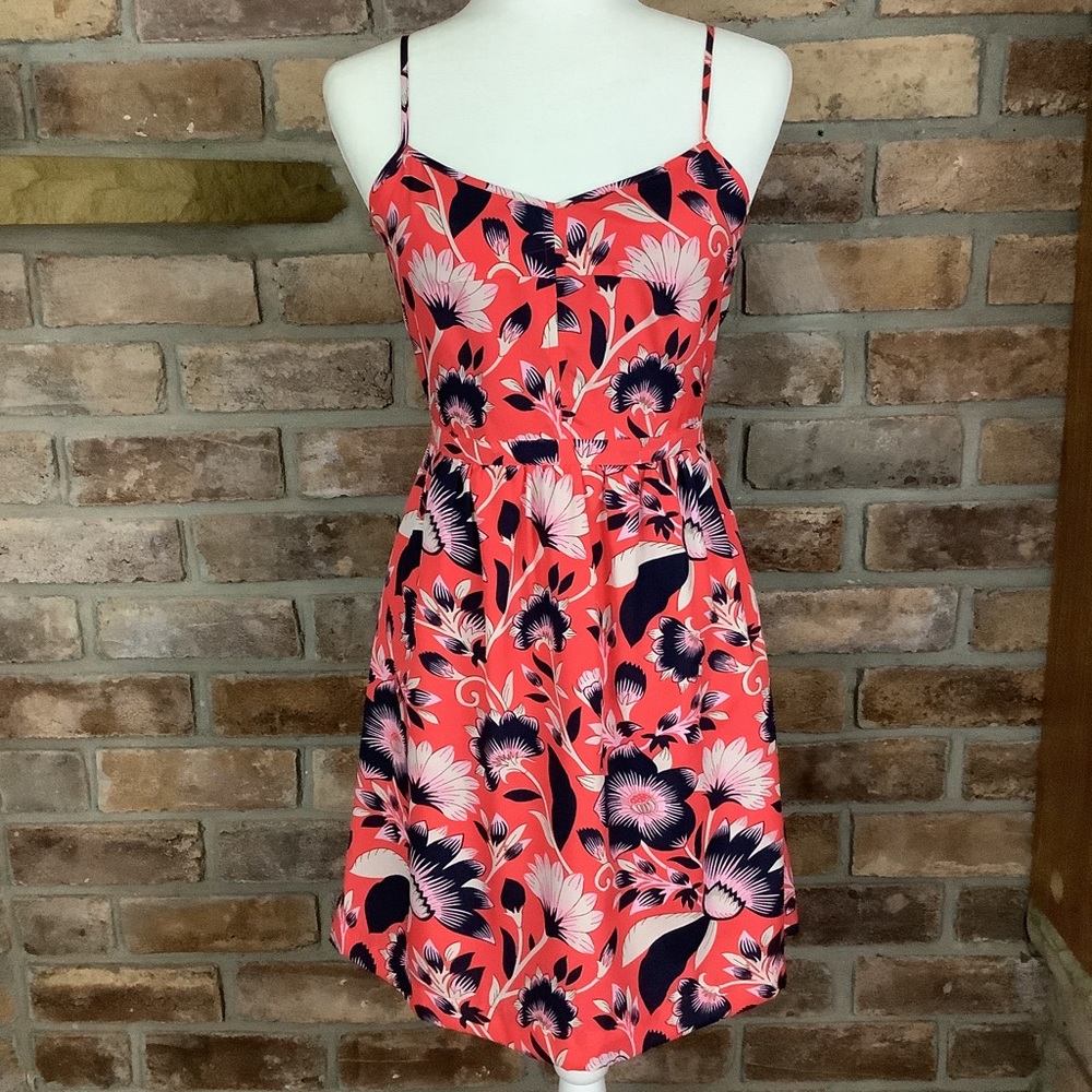 J. CREW Seaside Cami Floral Printed Dress 102